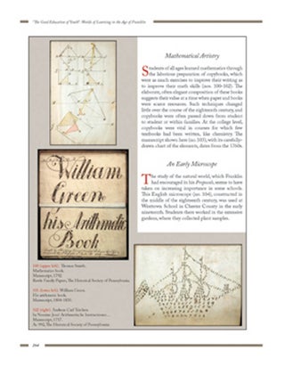 "THE GOOD EDUCATION OF YOUTH": WORLDS OF LEARNING IN THE AGE OF FRANKLIN.