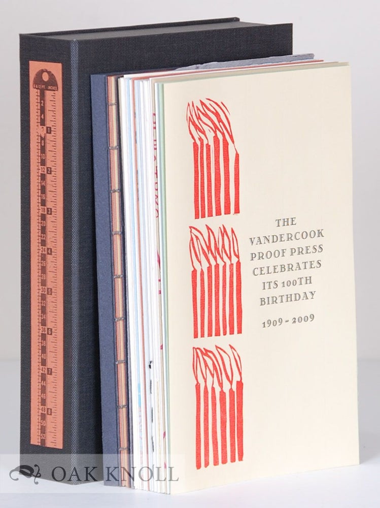 Order Nr. 101029 THE VANDERCOOK BOOK: A PORTFOLIO OF SPECIMENS FROM CONTEMPORARY MASTERS. Roni Gross, Barbara Henry.