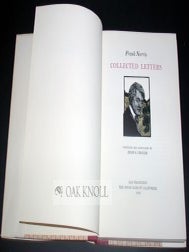 FRANK NORRIS COLLECTED LETTERS.