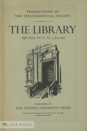 Order Nr. 101352 "THE BASKERVILLE PUNCHES 1750-1950.". John Dreyfus
