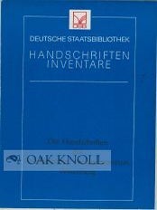 Order Nr. 101509 HANDSCHRIFTEN DES EVANGELISCHEN PREDIGERSEMINARS WITTENBERG. Jutta Fliege