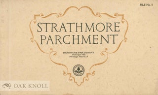 Order Nr. 101605 STRATHMORE PARCHMENT. Strathmore
