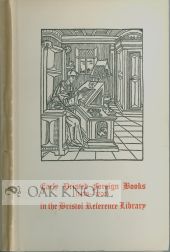 Order Nr. 101732 A CATALOGUE OF BOOKS IN THE BRISTOL REFERENCE LIBRARY WHICH WERE PRINTED ABROAD...
