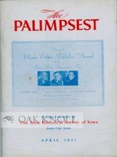 Order Nr. 101772 THE PALIMPSEST. William J. Petersen