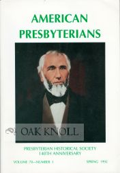 Order Nr. 101879 AMERICAN PRESBYTERIANS, JOURNAL OF PRESBYTERIAN HISTORY. James H. Smylie