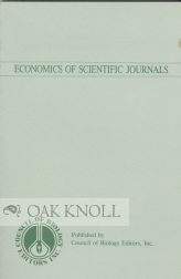 Order Nr. 102121 ECONOMICS OF SCIENTIFIC JOURNALS. D. H. Michael Bowen.