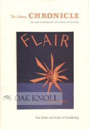 Order Nr. 102143 THE LIBRARY CHRONICLE OF THE UNIVERSITY OF TEXAS AT AUSTIN. Dave Oliphant