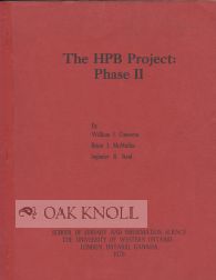 Order Nr. 102154 THE HPB PROJECT: PHASE II, DESCRIBING AN EXPERIMENT IN CREATING A COMPUTERIZED...