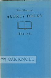 Order Nr. 102200 THE LIBRARY OF AUBREY DRURY 1891-1959