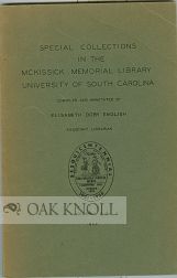 Order Nr. 102220 RARE BOOKS IN THE MCKISSICK LIBRARY. Elisabeth D. English, compiler.