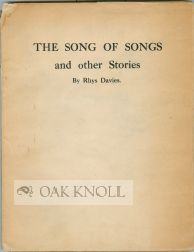 Order Nr. 102291 THE SONG OF SONGS AND OTHER STORIES. Rhys Davies