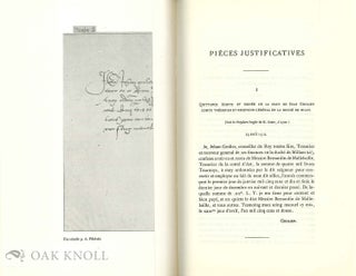 RECHERCHES SUR JEAN GROLIER SUR SA VIE ET SA BIBLIOTHÈQUE SUIVIES D'UN CATALOGUE DES LIVRES QUI LUI ONT APPARTENU.