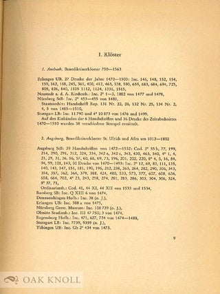 VERZIERTE GOTISCHE EINBANDE IM ALTEN DEUTSCHEN SPRACHGEBIET.