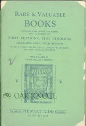Order Nr. 102888 RARE & VALUABLE BOOKS, COVERING PRACTICALLY THE ENTIRE FIELD OF COLLECTING FIRST...
