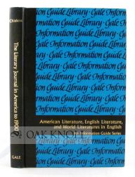 Order Nr. 103012 THE LITERARY JOURNAL IN AMERICA TO 1900, A GUIDE TO INFORMATION SOURCES. Edward E. Chielens.
