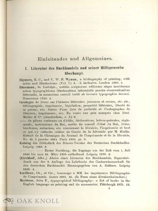 KATALOG DER BIBLIOTHECK DES BÖRSENVEREINS DER DEUTSCHEN BUCHÄNDLER.
