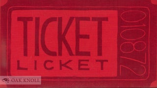 Order Nr. 103059 TICKET LICKET. Benjamin D. Rinehart