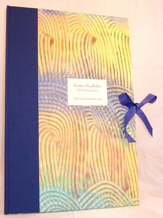 CENTER BROADSIDES 2002 READING SERIES.