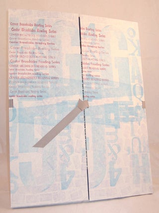 CENTER BROADSIDES 2007 READING SERIES.