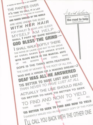 CENTER BROADSIDES 2007 READING SERIES.