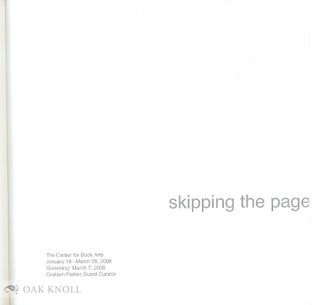 SKIPPING THE PAGE.