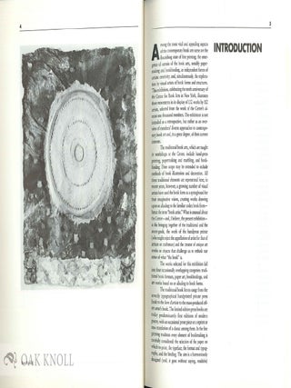 THE FIRST DECADE, CENTER FOR BOOK ARTS, AN EXHIBITION AT THE NEW YORK PUBLIC LIBRARY SEPTEMBER 7 - NOVEMBER 29, 1984.