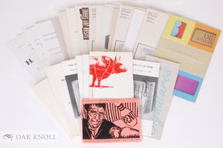 Order Nr. 103188 EXHIBITION CATALOGUES FROM THE CENTER FOR BOOK ARTS