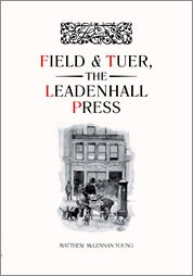 Order Nr. 103886 FIELD & TUER, THE LEADENHALL PRESS: A CHECKLIST. Matthew McLennan Young