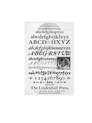FIELD & TUER, THE LEADENHALL PRESS: A CHECKLIST