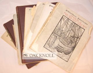 Order Nr. 103922 BIBLIOTHECA AMERICANA ET PHILIPPINA. Maggs