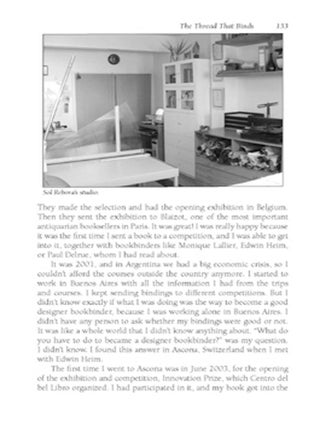 THE THREAD THAT BINDS: INTERVIEWS WITH PRIVATE PRACTICE BOOKBINDERS.