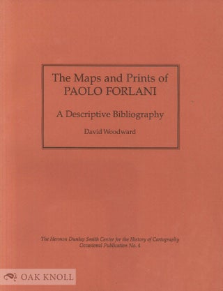 Order Nr. 103988 THE MAPS AND PRINTS OF PAOLO FORLANI. David Woodward