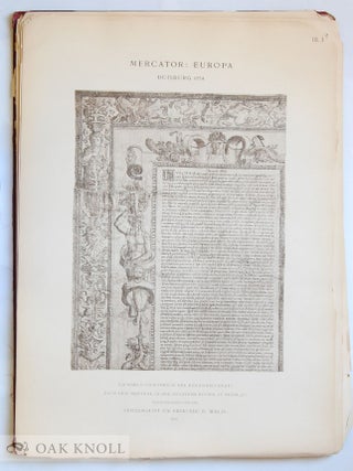 DREI KARTEN VON GERHARD MERCATOR; EUROPA-BRITISCHE INSELN-WELTKARTE