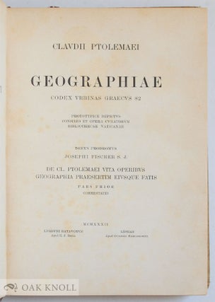 GEOGRAPHIAE CODEX VRBINAS GRAECVS 82