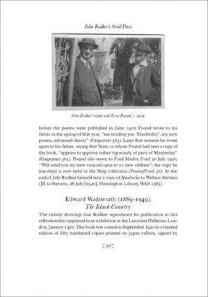 JOHN RODKER'S OVID PRESS: A BIBLIOGRAPHICAL HISTORY