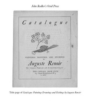 JOHN RODKER'S OVID PRESS: A BIBLIOGRAPHICAL HISTORY