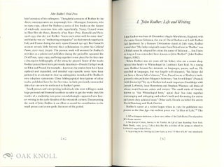JOHN RODKER'S OVID PRESS: A BIBLIOGRAPHICAL HISTORY