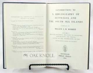 CONTRIBUTIONS TO A BIBLIOGRAPHY OF AUSTRALIA AND THE SOUTH SEA ISLANDS