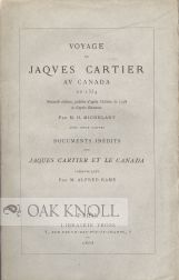 Order Nr. 104222 VOYAGE DE JAQUES CARTIER AU CANADA EN 1534. M. H. Michelant