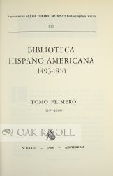 BIBLIOTECA HISPANO-AMERICANA 1493-1810