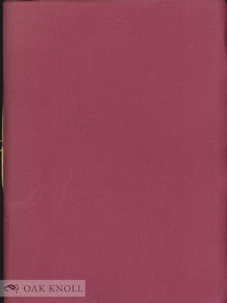 CANADIANA AND FRENCH AMERICANA IN THE LIBRARY OF J.C. MCCOY; A HAND LIST OF PRINTED BOOKS