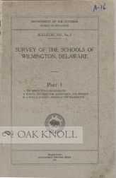 Order Nr. 104731 SURVEY OF THE SCHOOLS OF WILMINGTON, DELAWARE