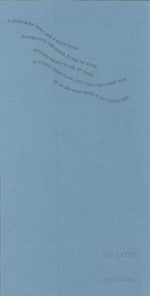 CENTER BROADSIDES 2009 READING SERIES.