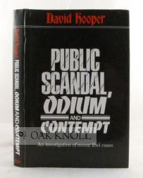 Order Nr. 105666 PUBLIC SCANDAL, ODIUM AND CONTEMPT. David Hooper
