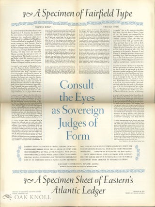 Order Nr. 105671 A SPECIMEN OF FAIRFIELD TYPE. Eastern