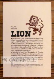 Order Nr. 105851 VAPA MEETS LION