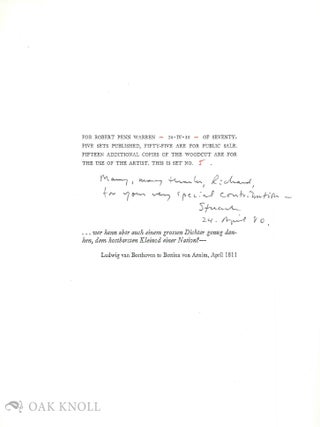 FOR ROBERT PENN WARREN: 24.IV.80.