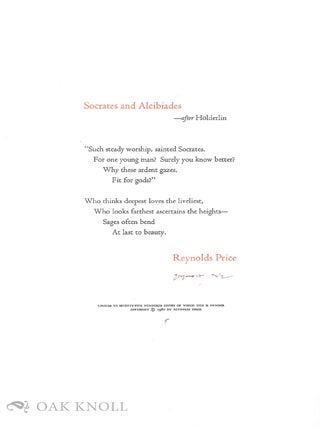 FOR ROBERT PENN WARREN: 24.IV.80.