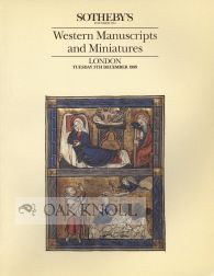 Order Nr. 106030 WESTERN MANUSCRIPTS AND MINIATURES