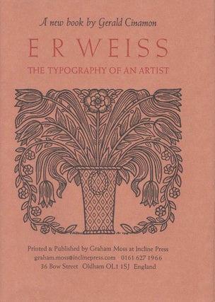 E.R. WEISS: THE TYPOGRAPHY OF AN ARTIST
